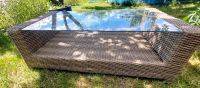 Siena Garden Rattan Lounge Tisch mit Glasplatte Sachsen-Anhalt - Merseburg Vorschau