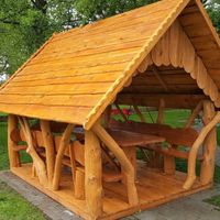 rustikaler Gartenpavillon, überdachte Sitzgruppe, Raucherpavillon, Holzpavillon 2,50m x 3,0 m Sachsen-Anhalt - Wörlitz Vorschau