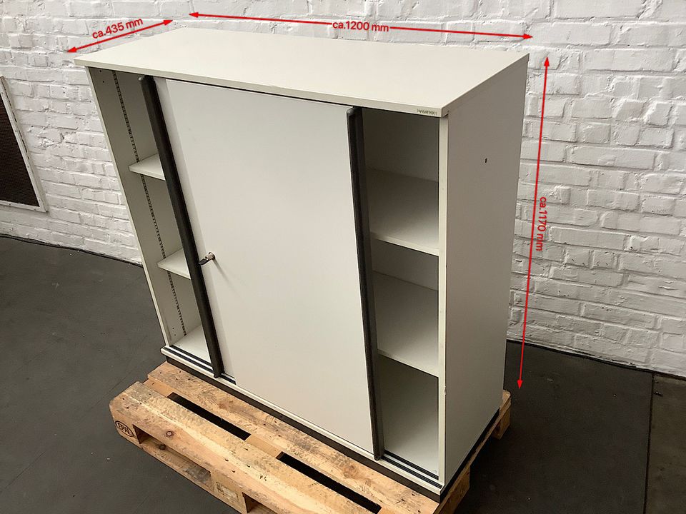 VARIO Schiebetürenschrank mit Schlüssel B1200xT435xH1170mm in Korschenbroich