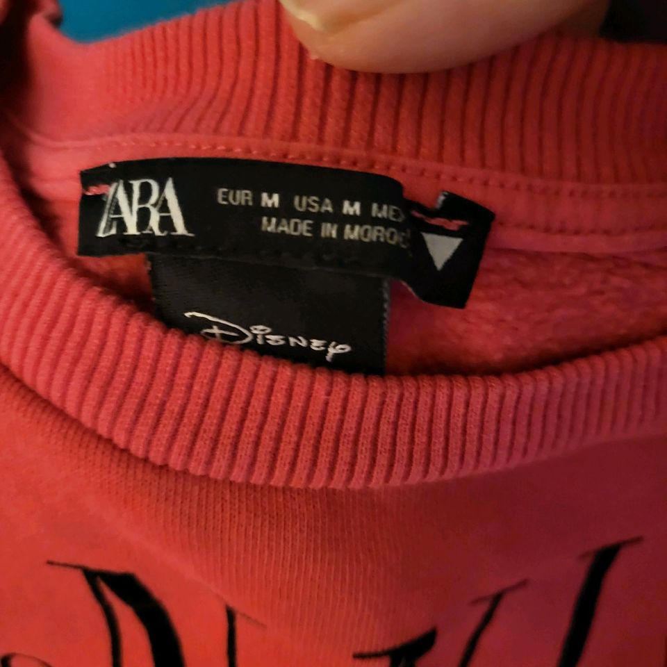 Damen Sweatshirt von Zara Gr M Micky Maus Minnie Motiv in Nürnberg (Mittelfr)