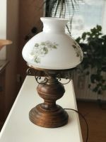 Dekorative Vintage Bauernlampe Holz/Kupfer/Glas 52cm Tischlampe Niedersachsen - Rastede Vorschau