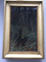 Dunkler Wald von Gaston Haas 1852-1899 (40 x 24cm) Bayern - Krailling Vorschau