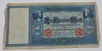 Hundert Mark Reichsbanknote Schein von 1909 Baden-Württemberg - Kornwestheim Vorschau