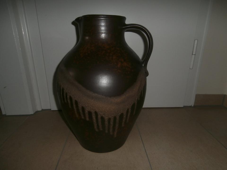 Krug, Vase, Keramik,Steingut,Brauntöne,47 cm h, Ca.7 Kg, Antik in Neuenkirchen