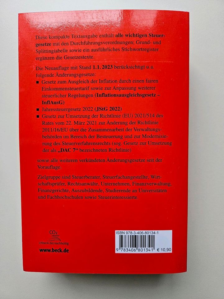 Aktuelle Steuertexte 2023 (neues Buch) in Augsburg