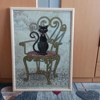 Katzen - Gerahmtes Puzzle " Cats chair" von Jane Crowther Bayern - Landshut Vorschau