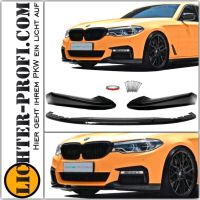 Frontspoiler schwarz Hochglanz für BMW 5er G30 G31 M - Paket 17 Hessen - Calden Vorschau