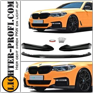 Frontspoiler Sport-Performance Carbon Hochglanz passt für BMW 5er G30 G31  M-Paket +ABE*