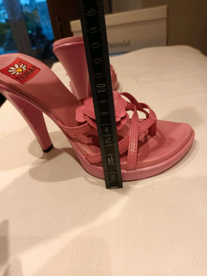 High Heels Pantoletten Gr.37 pink 12cm nagelneu! in Odenthal