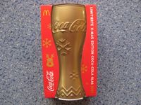 McDonalds Coca Cola Glas Gold 2021 X-MAS Limited Edition NEU,OVP! Baden-Württemberg - Nagold Vorschau