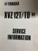 Werkstatthandbuch Yamaha XVZ 12 T/TD Nordrhein-Westfalen - Finnentrop Vorschau