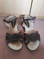 Hush Puppies dunkelbraune Sandalen aus echtem Leder Größe 40 Nordrhein-Westfalen - Solingen Vorschau