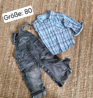 Jungen Latzhose und Hemd gr. 80 Rheinland-Pfalz - Dürrholz Vorschau