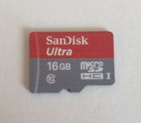 Speicherkarte SanDisk Ultra 16GB Class 10 microSDHC Card Hessen - Langen (Hessen) Vorschau