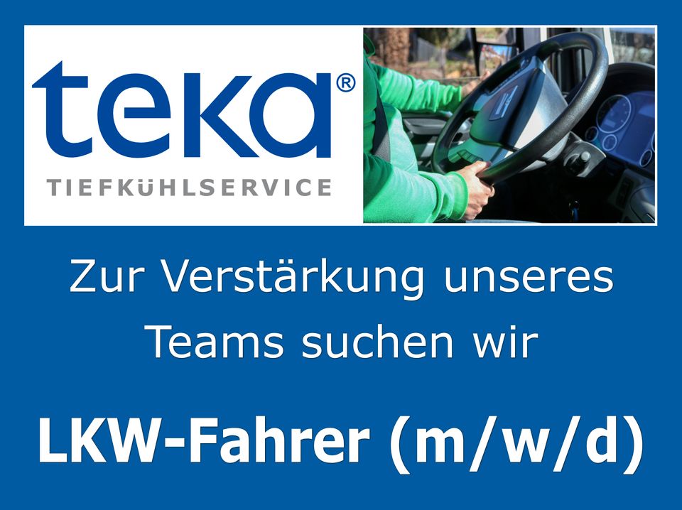 LKW-Fahrer (m/w/d) zur Verstärkung unseres Teams gesucht in Dortmund