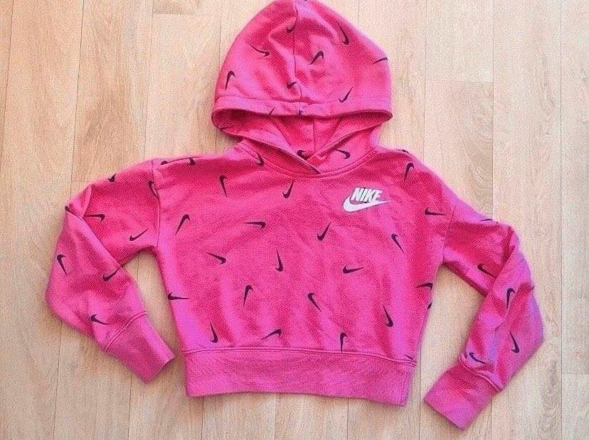 Nike Crop Hoodie Pullover Kapuzenpullover Pink ❤️ in Stralsund