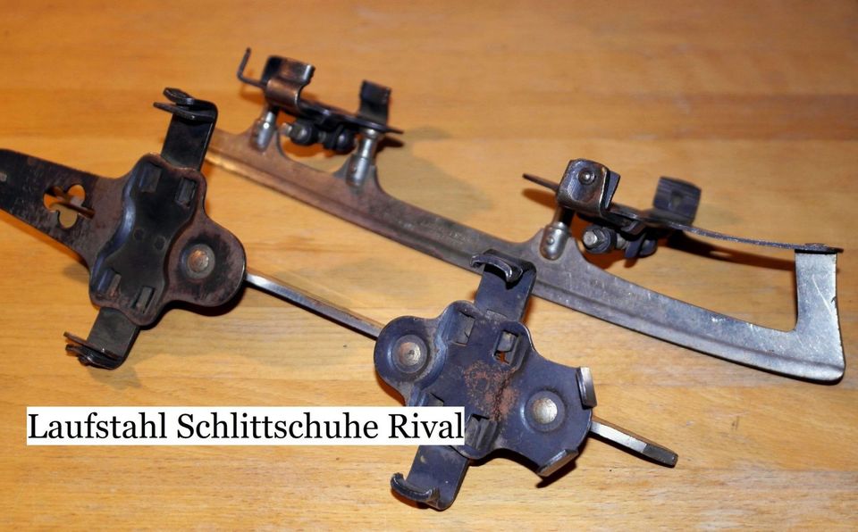 Original Rival Laufbahn Stahl Schlittschuhe Remscheid D.R.P.a. (1 in Wegberg