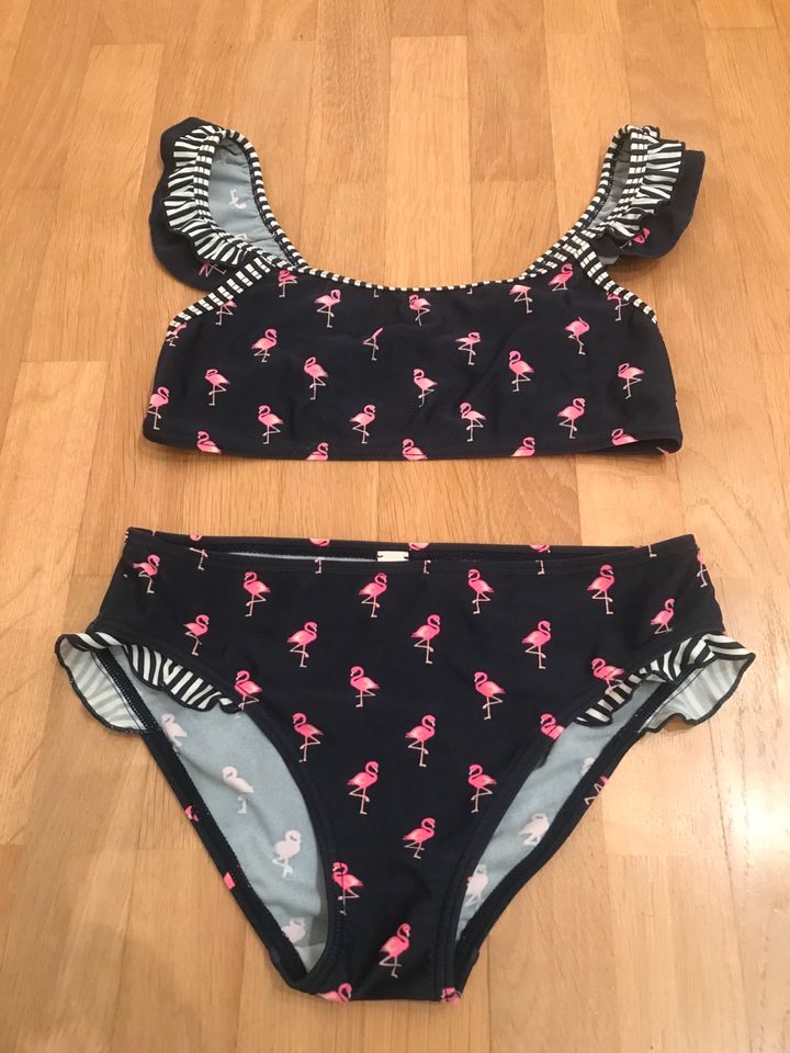 Esprit Bikini Flamingo dunkelblau 140/146 in Michelstadt