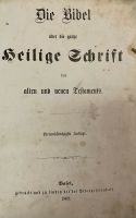 Die heilige Schrift - 54. Auflage (1869) Stuttgart - Stuttgart-West Vorschau