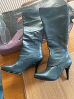 Echtlederstiefel blau/grau Gr 39 Niedersachsen - Wiesmoor Vorschau
