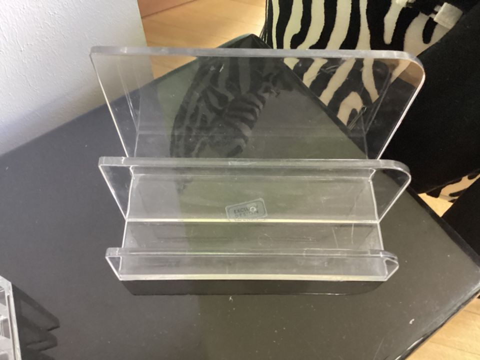 3Teile Schreibtisch Organizer Acryl? Stiftehalter Briefablage in Bonn