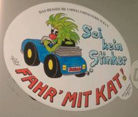 FAHR' MIT KAT # Oldtimer Aufkleber Sticker # TOP Niedersachsen - Scheden Vorschau