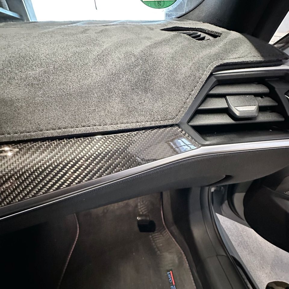 100% Echt dry Carbon Armaturenbrett für BMW G81 G82 G83 G87 M3 M2 in Weißensberg