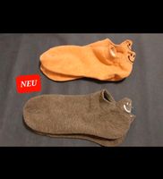 Kurze Socken Braun Orange Smiley Stickerei Baumwolle Köln - Worringen Vorschau