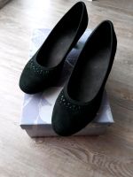 Schuhe Pumps schwarz Gr. 38 mit Steinchen Bayern - Diespeck Vorschau