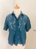 Ganni Spitze Bluse blau Gr S statt 180 eur Hessen - Kelsterbach Vorschau