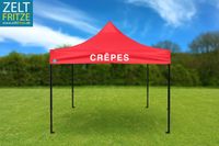 Crepes Stand Bude Zelt mit Druck Gastro Markt Pavillon 3x3 NEU Hessen - Trendelburg Vorschau