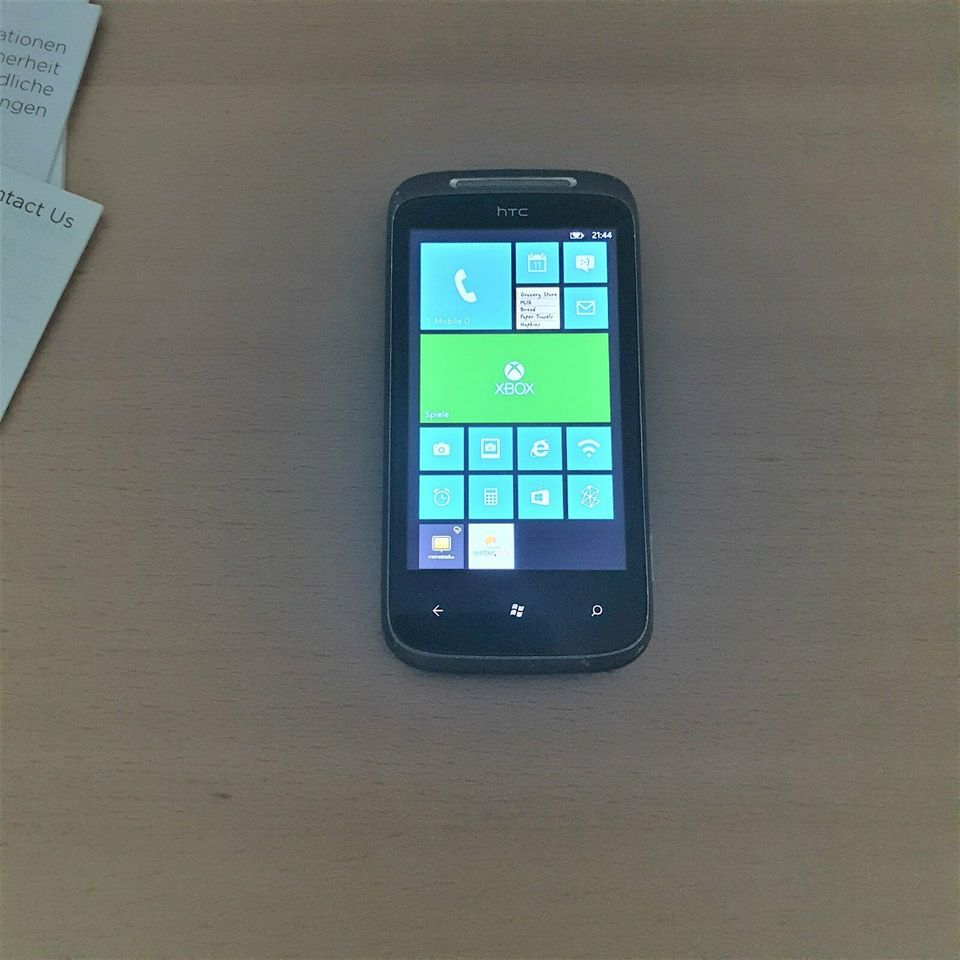 HTC 7 Mozart, gebraucht & heile 16 GB WindowsPhone OVP in Möhnesee