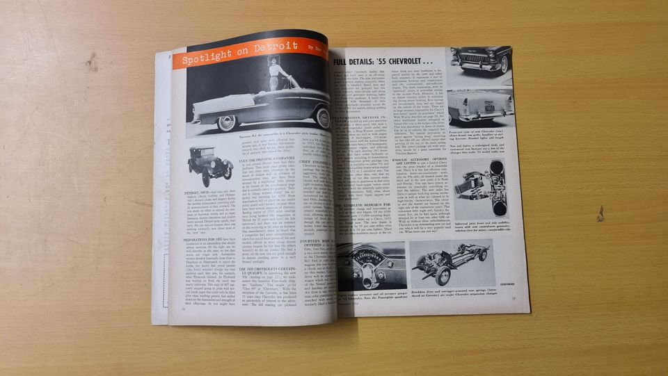 Motor Trend Magazin Dezember 1954 / 1955 Chevrolet Ford Dodge in Besigheim