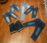 Kleiderpaket 6 Hosen Jeans Capri-Jeans Shorts Gr. 140 Sachsen - Chemnitz Vorschau