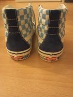 Vans Blau Weiß kariert - Sohle mit verschiedenen Vans Logos Nordrhein-Westfalen - Ascheberg Vorschau