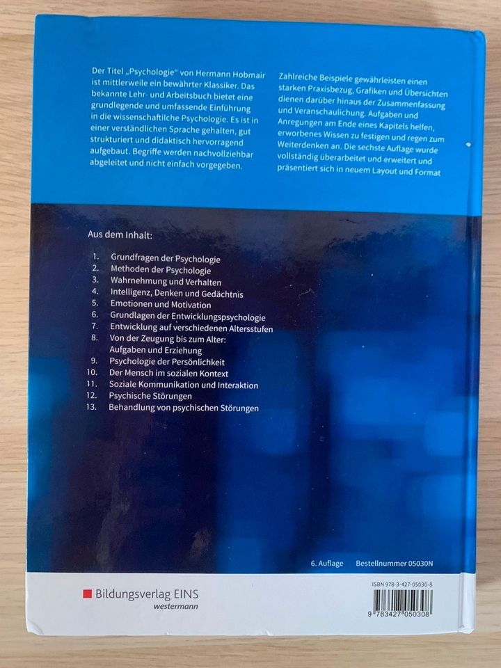 Hobmair Psychologie, ISBN 9783427050308 in Masburg