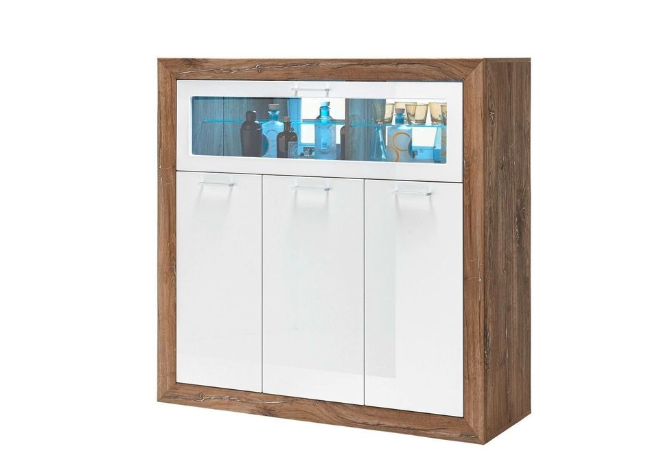 Highboard »Neapel«  134cm LED Schrank Kommode UVP 399,- NEU in Bielefeld