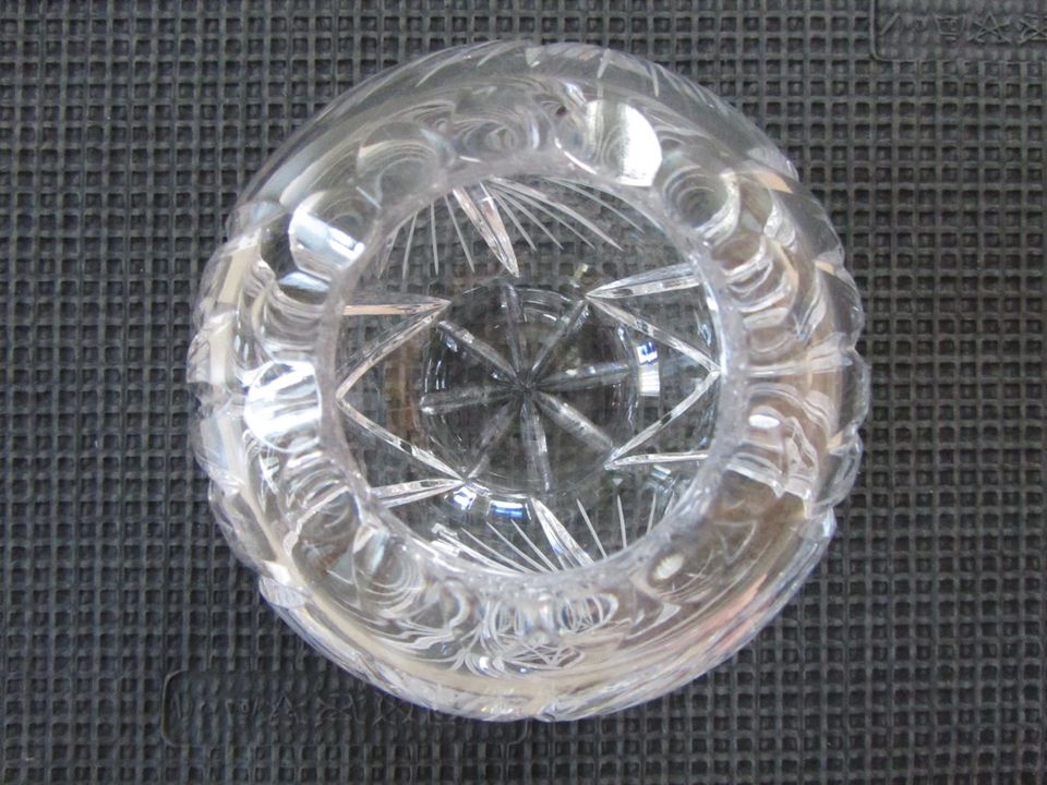 JR / Bleikristall, Vase, rund, ca. 12,0 cm in Stamsried