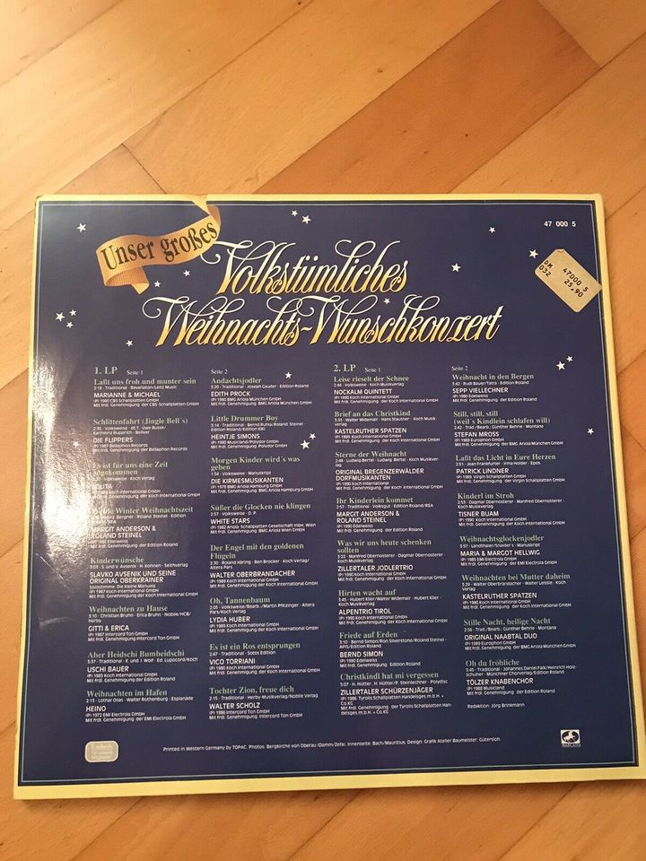 Kleine Sammlung Schallplatten aus der DDR in Haar