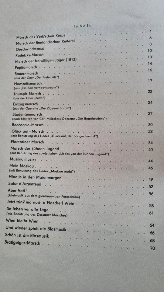 Notenbuch Siegfried Bethmann Im Marschrhythmus für Akkordeon in Haidmühle