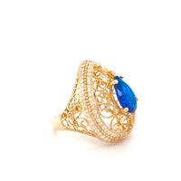 Ring Gelb Gold 585 Damen Zirkonia Blau Schmuck Geschenk182077 Schleswig-Holstein - Lübeck Vorschau