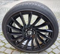 Sommerräder Alu Tomason schwarz /Hankook 215/40R18 Thüringen - Hirschberg Vorschau