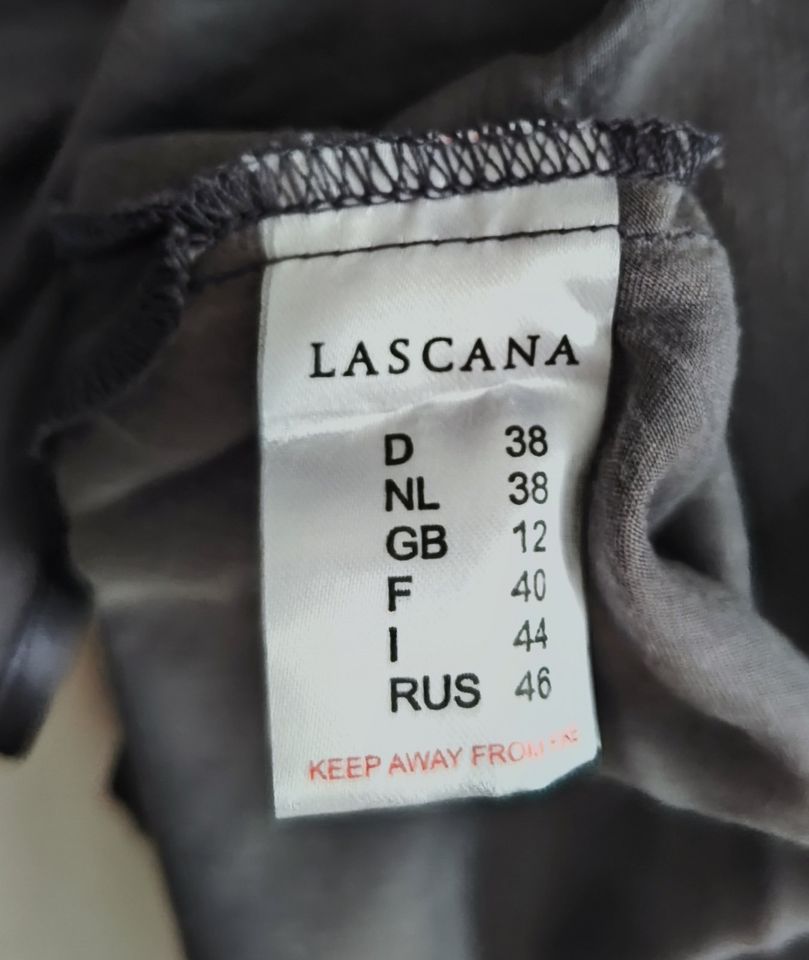 Nachthemd Negligé Negligee lang ~ LASCANA ~ grau taupe ~ 38 in Frankfurt am Main