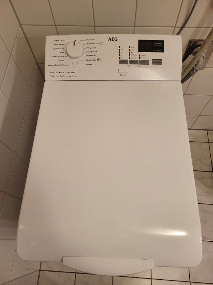 Waschmaschine Toplader AEG Lavamat 6000 Pro Sense in Sindelfingen