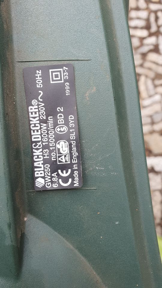 Black und Decker Mastervac 1600W GW250 Laubsauger Laubbläser in Dresden