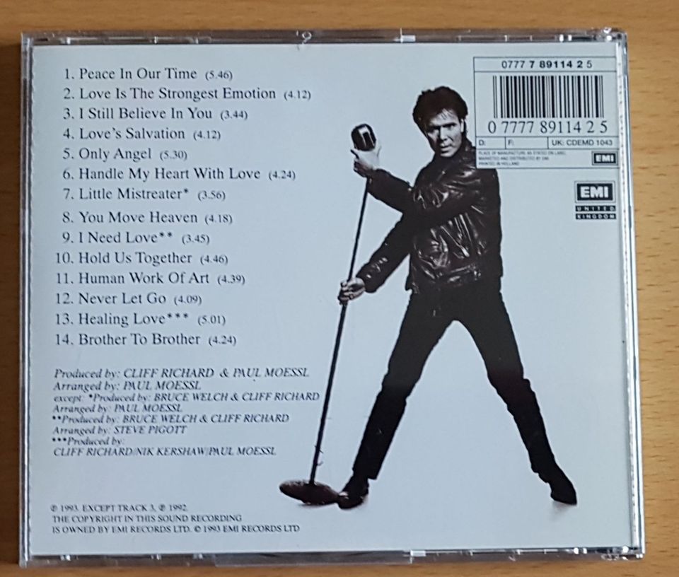 Cliff Richard - The Album CD 1993 in Düsseldorf