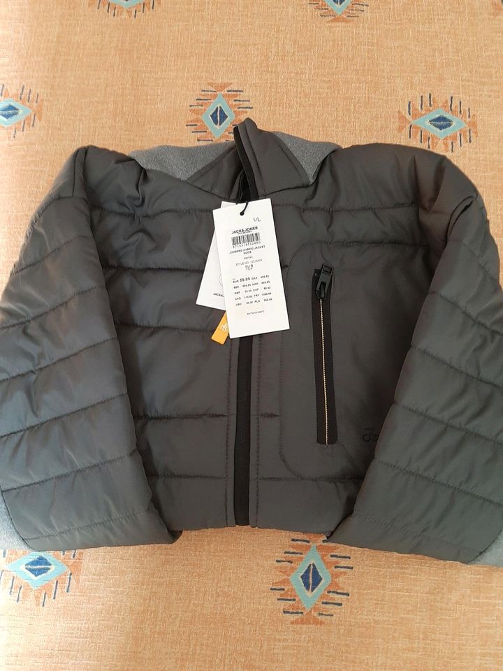 Jack Jones Hybrid Jacke Noos Asphalt NEU in Rheine