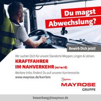 Kraftfahrer im Nahverkehr (m/w/d) - Meppen, Lingen, Uelsen Niedersachsen - Meppen Vorschau