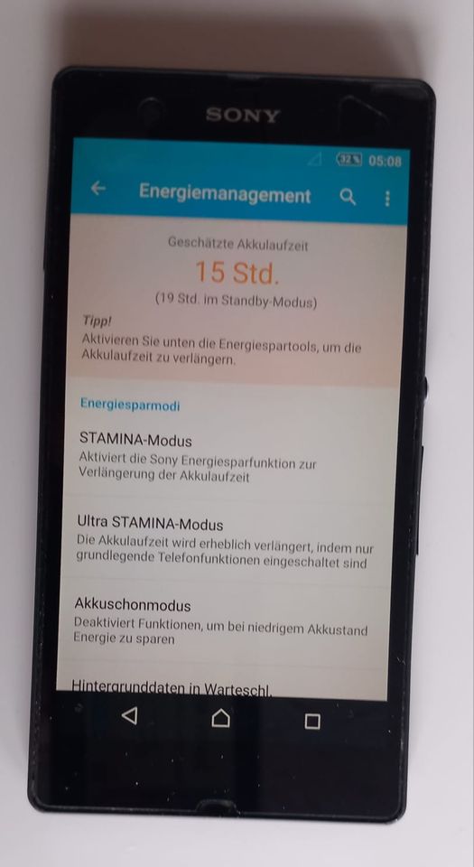 SONY Xperia Z C6603 mit Zubehör, gebraucht, sehr gut erhalten in Langweiler