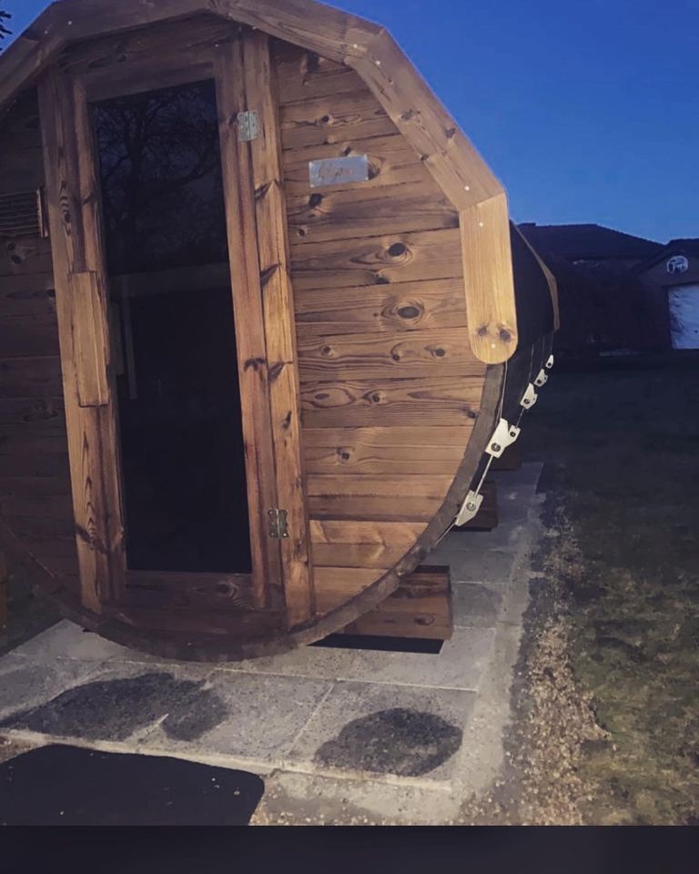 Saunafass 3.5m BAUSATZ Sauna Fasssauna Gartensauna Vorraum in Frechen